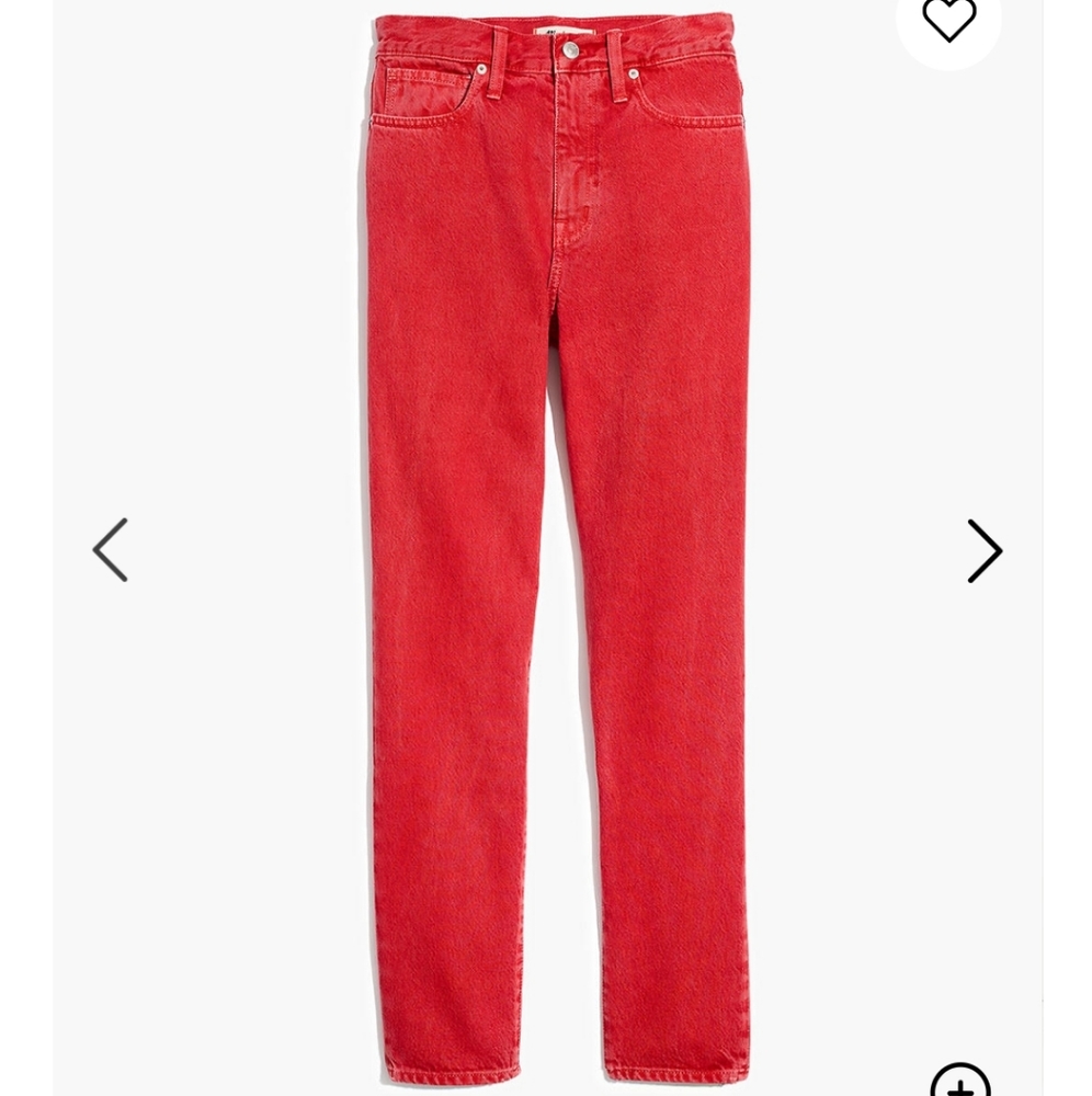 Madewell mom jeans garment dyed edition